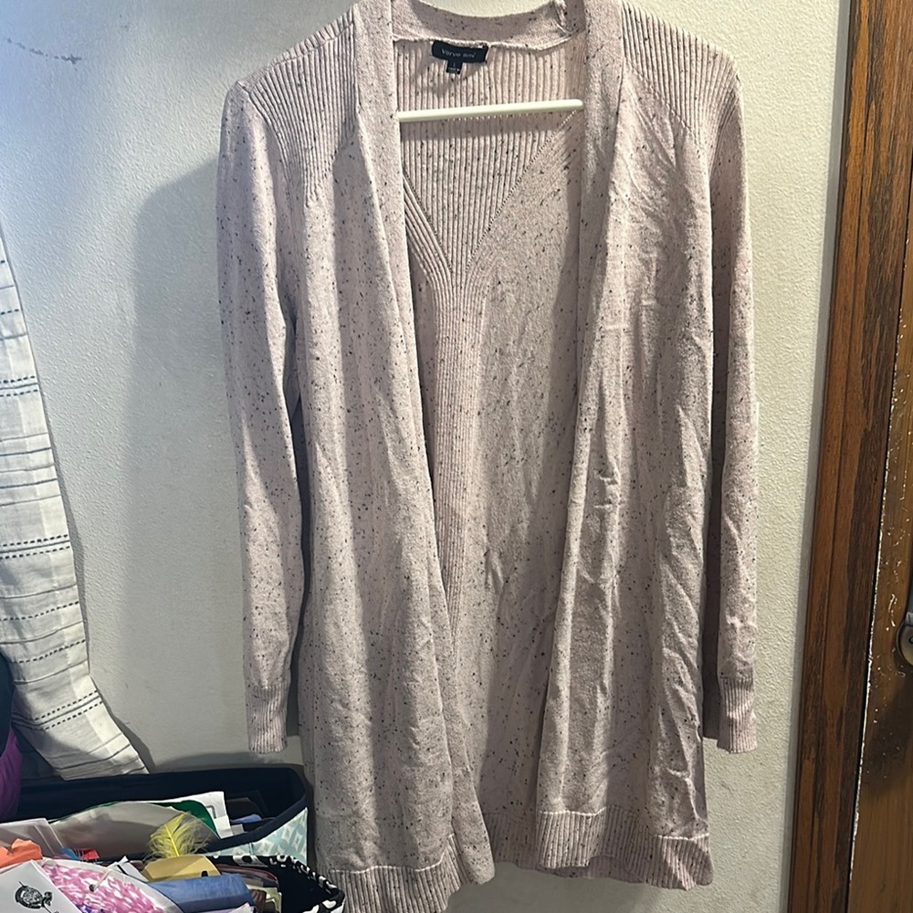 Light Pink Speckled Cardigan